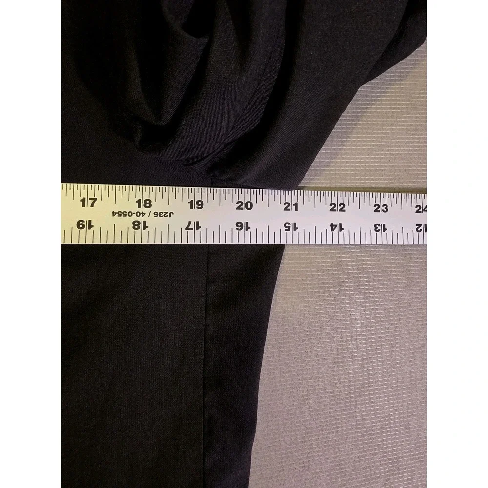 Versace Collection Mens Luxury Blazer IT 56 Black Wool Silk 2 Button Sport Coat